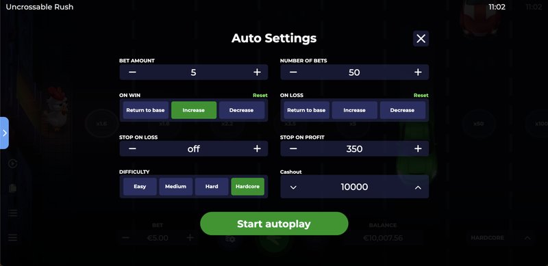 Panoramica di uncrossable rush demo