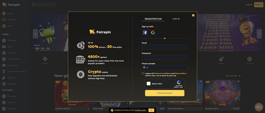 Análisis del Casino Fairspin 2026