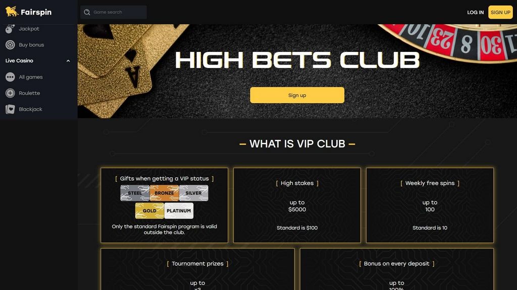Fairspin Online Casino Gamings - May 2026