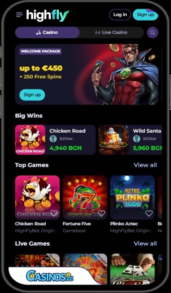 Highflybet app in Spain